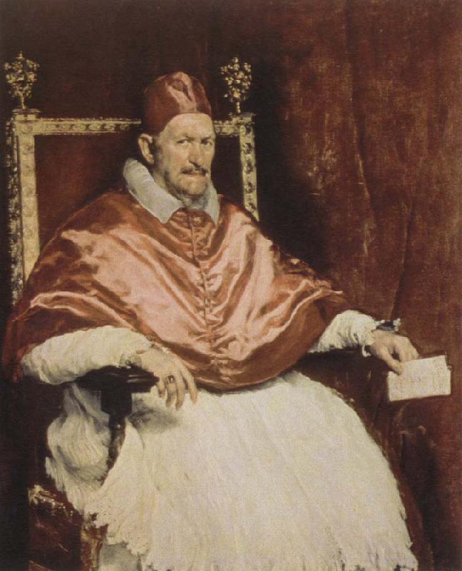 Diego Velazquez portrait of pope innocet x oil painting image